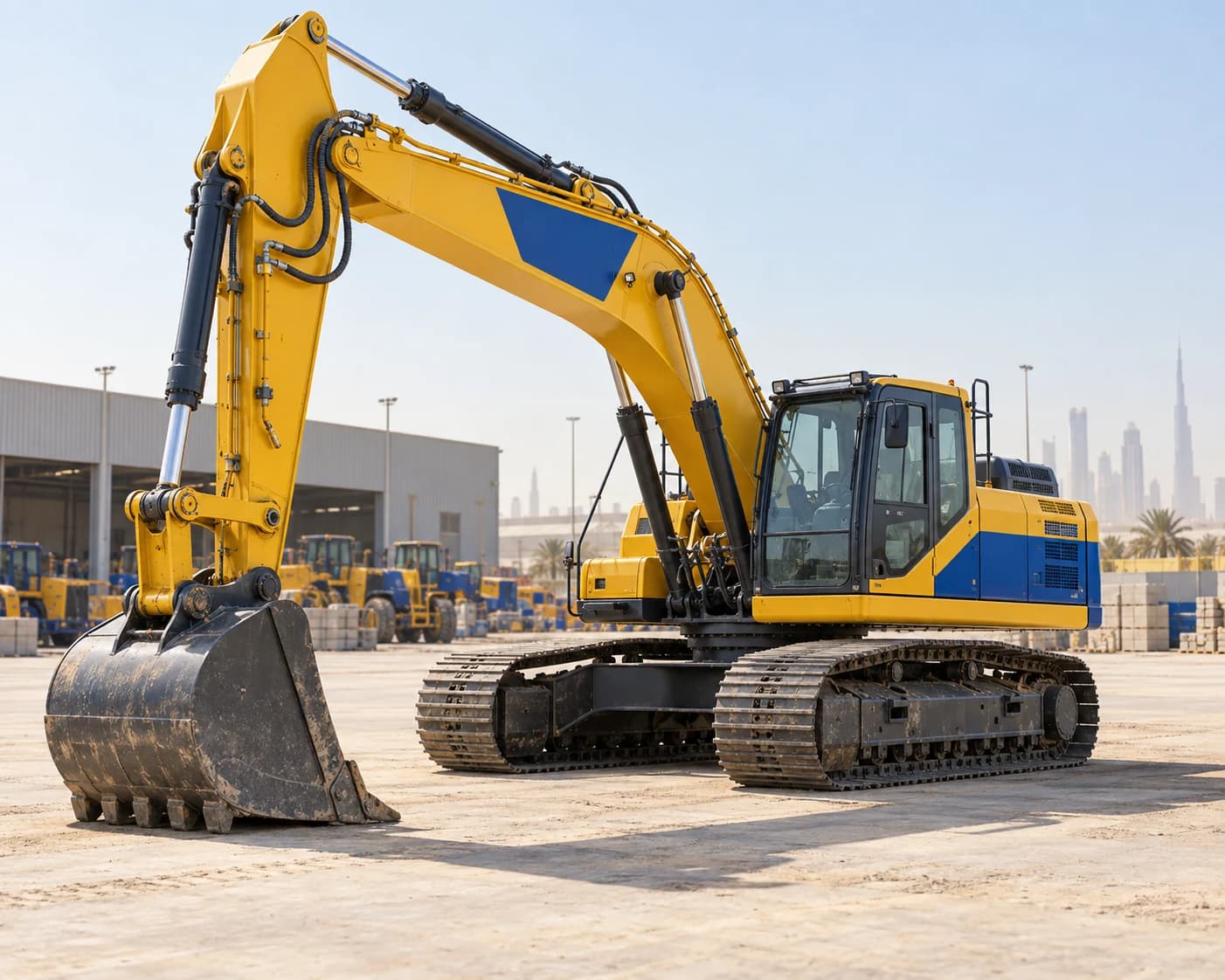 Heavy equipment illustration