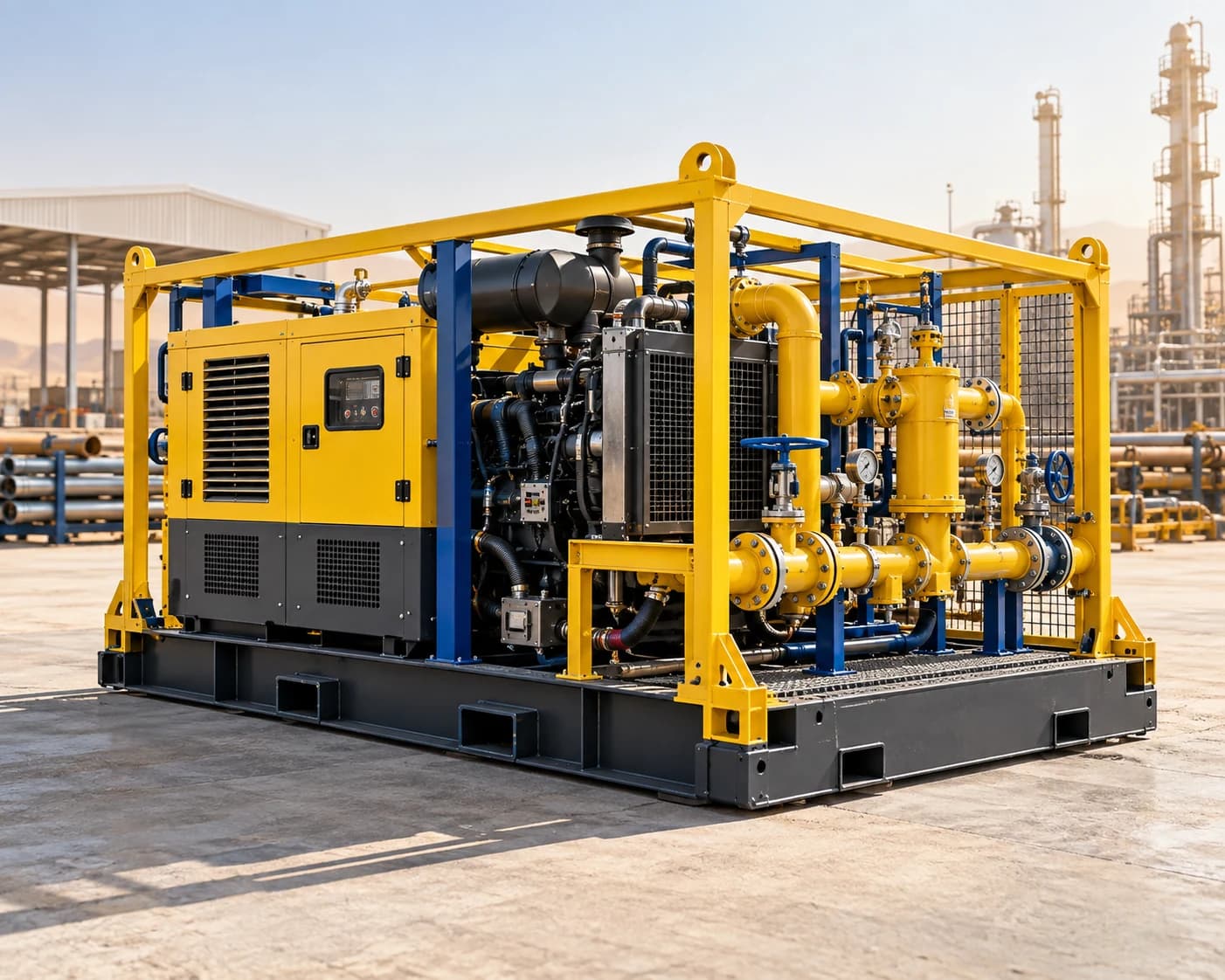 Equipment for an oil and gas site